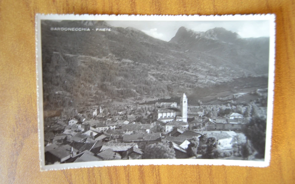 Card Bardonecchia Pine Forests 1932 Viaggiata Numism Subalpina - Image 1 of 1