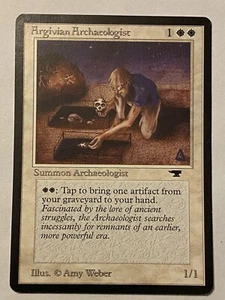 MTG Argivian Archaeologist - Light Play - Antiquities - English - Picture 1 of 2
