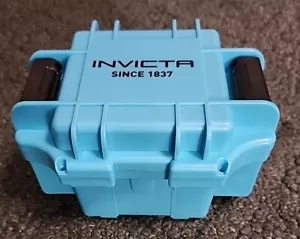 Invicta Light Blue SIngle Slot Watch Box/Case - Picture 1 of 5