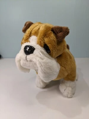 Ganz Webkinz 7” Bulldog Puppy Dog Plush Stuffed Animal Toy HM126 No Code - Image 1 of 4