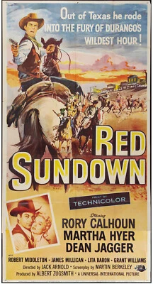 Red Sundown (1956) Western Rory Calhoun DVD Public domain film movie (Disc Only) - Image 1 of 2