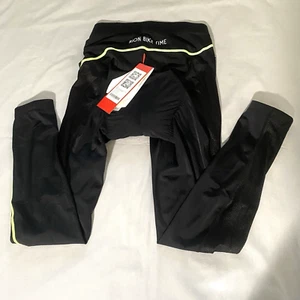 Rion Cycling Pants Mens L Black Classic Road Kit RI-PAD Breatheable Comfort Bike - Picture 1 of 23
