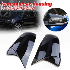 For BMW F52 X1 F48 F49 F45 F46 G29 2016- 2019 2018 Black Side Mirror Covers Cap - Bild 1 von 8