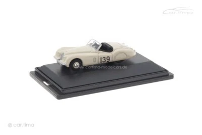 Jaguar XK120 Racing Ian Appleyard Bianco Crema Oxford 1:76 76XK120004 - Immagine 1 di 2