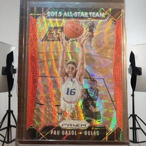 2015-16 Panini Prizm Pau Gasol Ruby Wave /350 (All-Star) - Picture 1 of 3