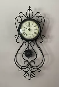 Vintage Sterling and Noble Pendulum Wall Clock - Picture 1 of 9