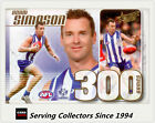 2015 AFL Champions L.E 300 Game Case Card CC55 Adam Simpsons (Nth Nelbourne)