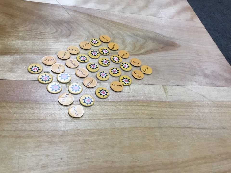 Marcadores amarillos Fortress America MB piezas de juego de repuesto CANTIDAD 35 Foto 1 de 1