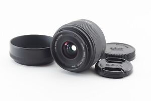 Sigma 19mm f/2.8 EX DN Black Lens Micro Four Thirds [Exc+++] w/Hood Japan 8067