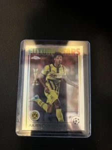 2024-25 Topps Uefa Club Competitions Julien Duranville #166 Refractor - Picture 1 of 2