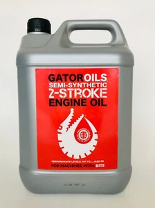 5 litre 2 stroke Semi Synthetic Low Smoke Engine Oil API TC+, JASO FD, ISO-L-EGD - Picture 1 of 3