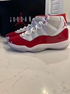 NEWS NEVER BEEN WORN - Jordan 11 Retro High Cherry - Size 8.5 Men’s - Picture 1 of 6