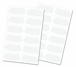 PEGATINAS NEGRAS OJO BÉISBOL/SOFTBOL RAWLINGS - 12 PARES - COLOR BLANCO - Imagen 1 de 1