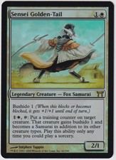 MTG Foil 1X Sensei Golden-Tail X1 Champions of Kamigawa Magic - LP