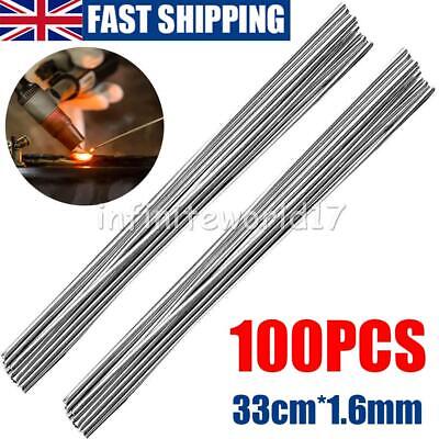 100pcs Aluminium Welding Rods Wire Brazing Easy Melt Solder Low-Temperature NEW • 9.45£