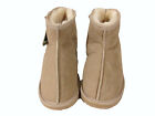 Australian Made Sheepskin Mini Ankle Ugg Boots Men And Lady Beige Colour