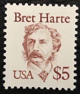 1987 Scott #2196, $5.00, BRET HARTE - WRITER - Single - Mint NH -   - Picture 1 of 1