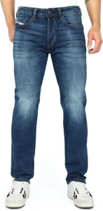 Neu Diesel 34 x 32 Herren Buster Tapered Jeans normale Passform RB062 blau Stretch $ 225 - Bild 1 von 5