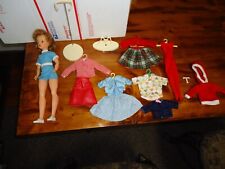 Vtg. 1960s Ideal Tammy Doll BS-12 in Orig Outfit, Extra Orig Outfits, 2 Stands
