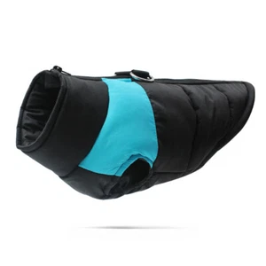 New Winter Dog Waterproof Puffer Jacket Dog Vest Cold Weather Coats Pet Snowsuit - Picture 1 of 28