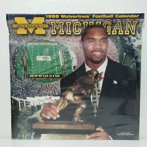 NEW Sealed Vintage 1999 Michigan Wolverines Football Calendar UM - Picture 1 of 6