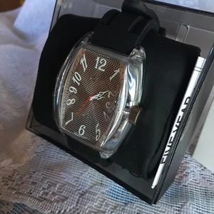 NUOVISSIMO Orologio Tocs Uomo 40002 Oblungo Nero - Foto 1 di 9