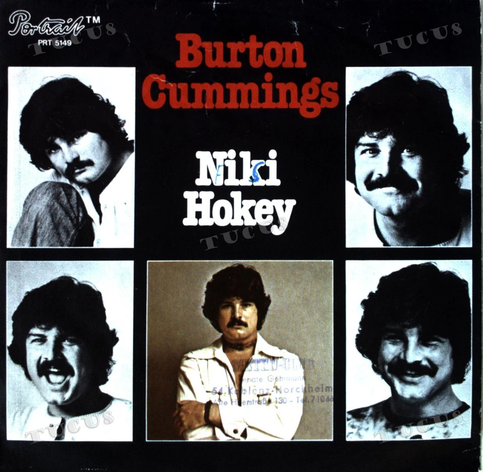Burton Cummings - Niki Hokey 7in (VG/VG) .* - Image 1 of 1