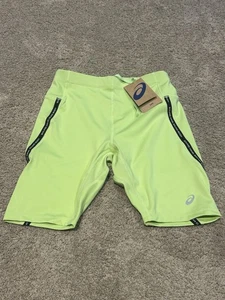 Asics Race Sprinter Tight Shorts - Lime - Size Small NEW - Picture 1 of 6