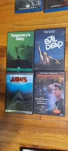 Jaws / Psycho 2 / The Evil Dead / Rosemary's baby DVD Lot Halloween Horror - Picture 1 of 1