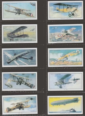 MILITARY AIRCRAFT - A WILLS 1967 REPRINTED 1997 SET OF CIGARETTE CARDS MINT - Image 1 of 4