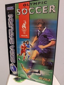 Olympic Soccer (Sega Saturn, 1996) Complete with Game & Manual