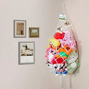 Stuffed Animal Storage Organizers - Toy Net or Hammock Corner for Plush Suitable - Picture 1 of 7