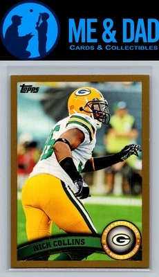 2011 Topps #279 Nick Collins Gold #/2011 - Image 1 of 2