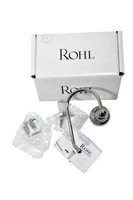 Soporte de papel higiénico Rohl Cisal CIS8PN medio bucle níquel pulido hecho en Italia Foto 1 de 4