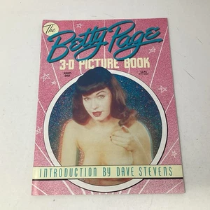 THE BETTY PAGE 3-D PICTURE BOOK, (1989), Glasses Intact - Picture 1 of 3