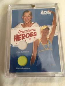 Maria Sharapova Anna Kournikova Ace Authentic Hometown Heroes Dual Worn Jersey - Picture 1 of 2