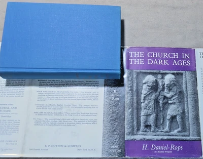 1959 THE CHURCH IN THE DARK AGES  Henri Daniel-Rops 1ST HC/DJ NF/VG Foto 1 de 4