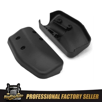 Black Bottom Mount Bracket Left Side for Door Mirror Arm Aluminum Fit Peterbilt Foto 1 de 4
