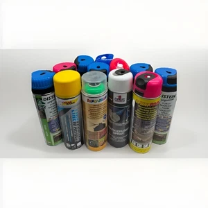 12 x 500ml Motip Dupli Distein Spraytool Markierspray Baumarkierfarbe Gemischt - Bild 1 von 4