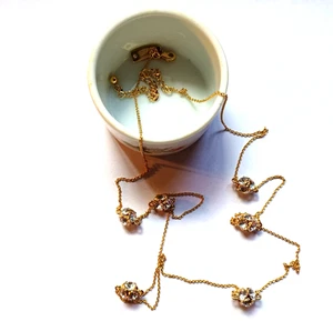 Kate Spade of New York Bahnhofskette goldfarben & Strass - Bild 1 von 6