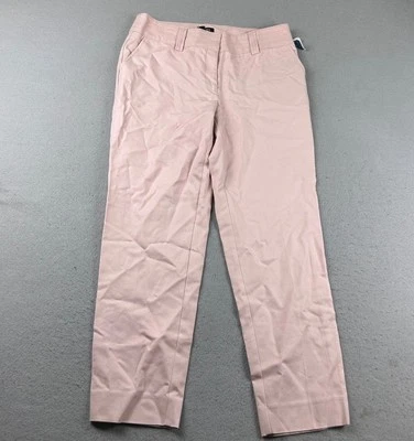 Jones New York Pants Womens 8 Pink Flat Front Lightweight Straight Signature NWT - Image 1 of 4