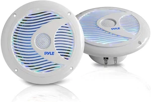 Marine Speakers, LED Lights, Waterproof, 6.5 Inch, 150 Watt Power, IP44 Grade, P - Picture 1 of 6