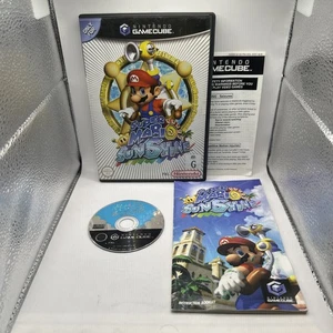 Super Mario Sunshine • Nintendo GameCube Game + Manual (2002) PAL AUS • Complete - Picture 1 of 5