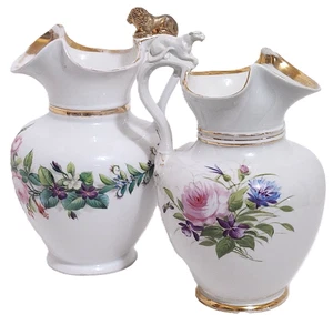 JARRA DE LECHE de dos porcelana, tapas, B&G, Bing & Grondahl, Dinamarca, león, leona - Imagen 1 de 16