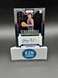 JAYLEN WELLS 2024-25 PRIZM BASKET FIRME SENSAZIONALI ARGENTO AUTO RC - Foto 1 di 2