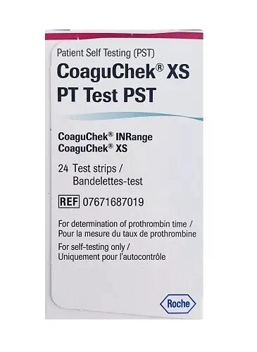 CoaguChek XS PT Test PST 24 Strips Tests - Image 1 of 1
