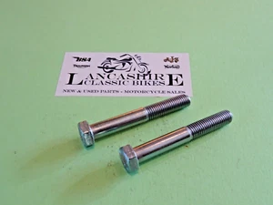 14-0221 TRIUMPH & BSA PERNO 5/16" UNF x 2" UH PAR HECHO EN REINO UNIDO - Imagen 1 de 1