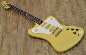 Gibson Custom Shop Non Reverse Firebird VII TV White Gold Hardware USA 2008 - Picture 1 of 11