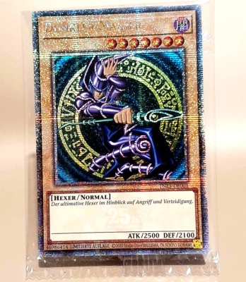 Yu-Gi-Oh! Dunkler Magier Quarter Century Secret Rare TN23-001 Limitiert NEU OVP - Bild 1 von 4
