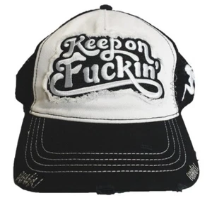 NUEVA GORRA GORRA DE BOLA DE CAMIONERO DE MALLA LETAL AMENAZA KEEP ON FUCKIN' DT82113 - Imagen 1 de 6